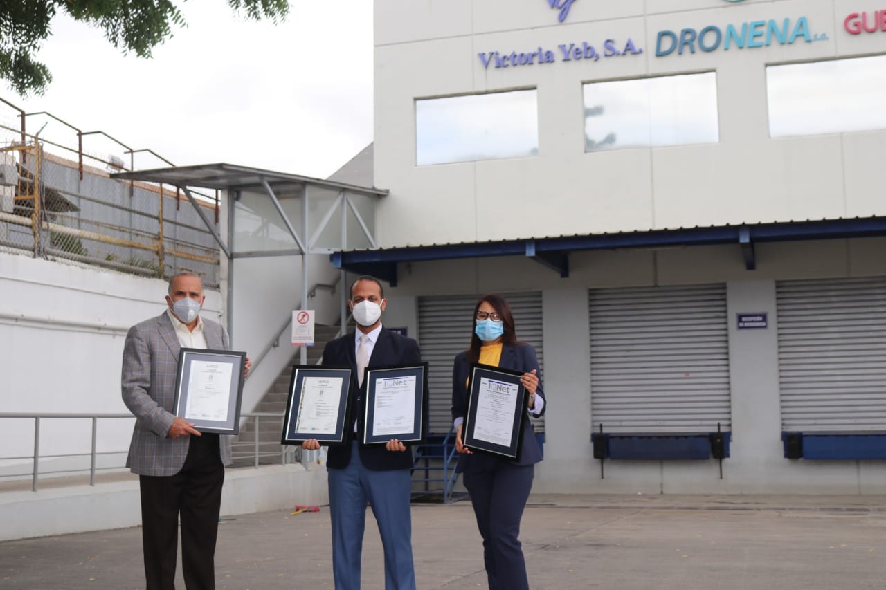 Victoria Yeb S.A recibe certificación en Gestión de Calidad ISO 9001-2015